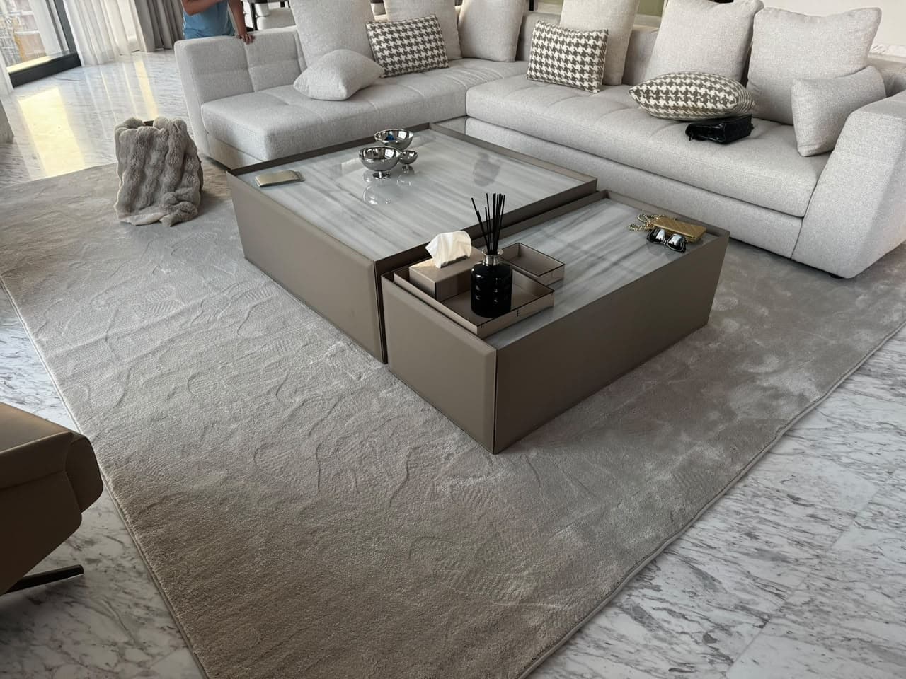 THE RUGS customized carpet installation at Primo Downtown Dubai